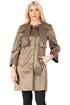 Stately Beaded Scarf Coat
